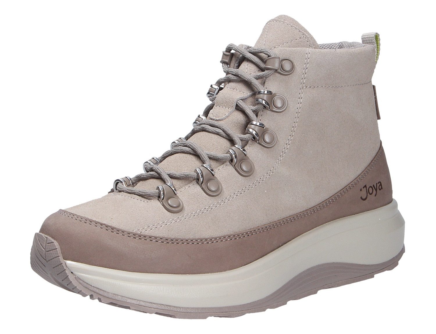 Joya Damen Schnürstiefel (Bequemes Fußbett) Echtleder