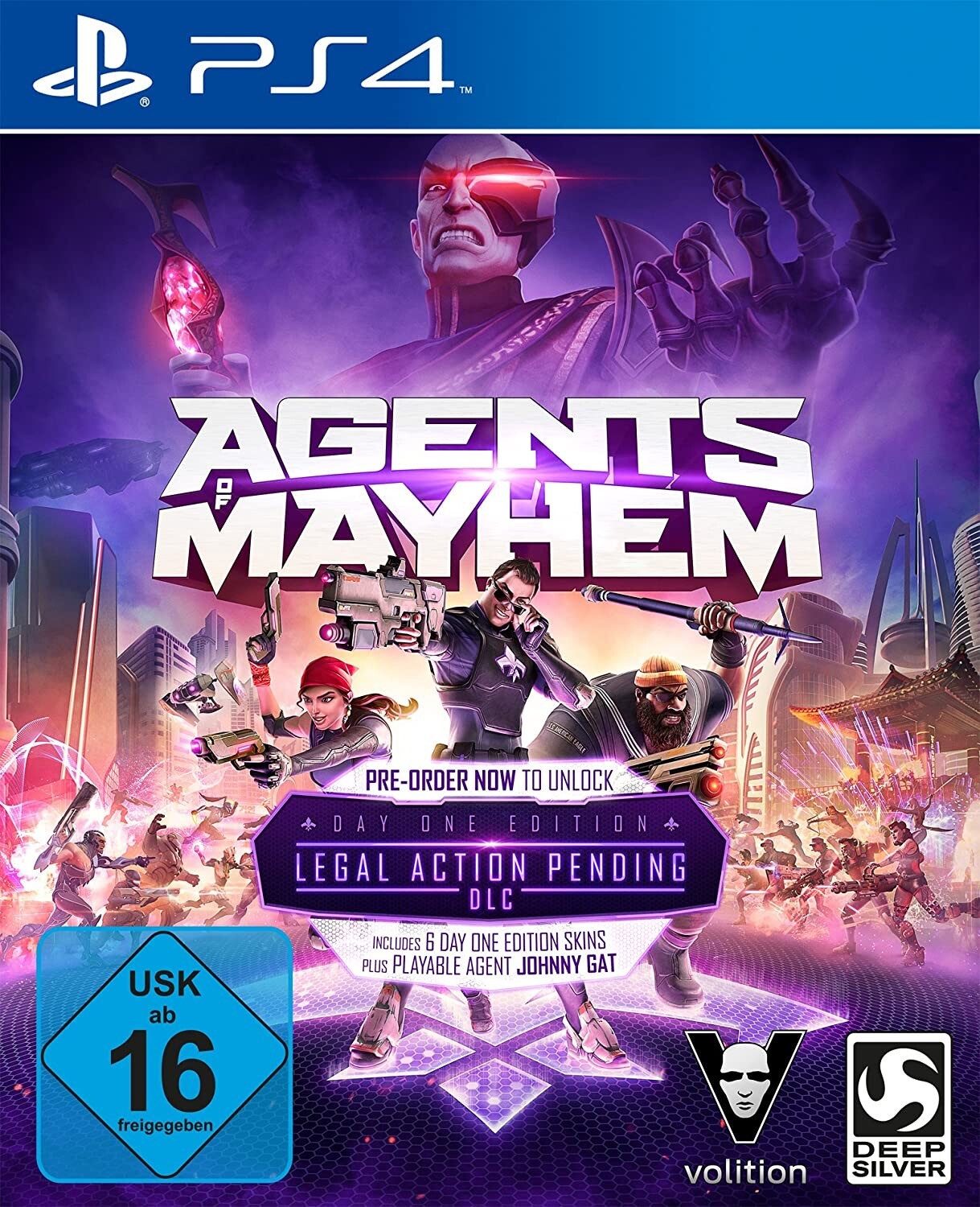 PS4 Agents of Mayhem - Day One Edition - Playstation 4 (Blu-ray Disc), PlayStation 4