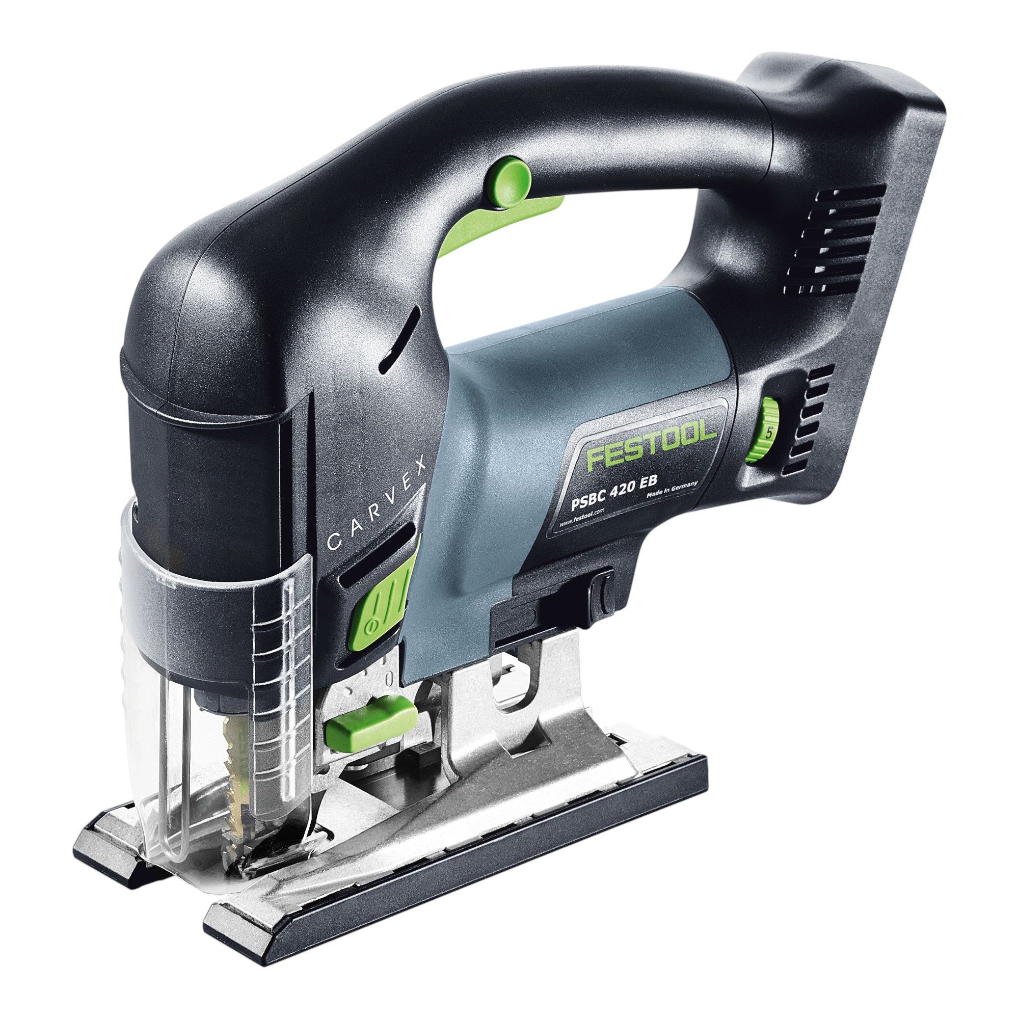 FESTOOL Akku-Stichsäge PSBC 420-Basic Akku Pendelstichsäge 18 V 120 mm Brushless + 1x Akku