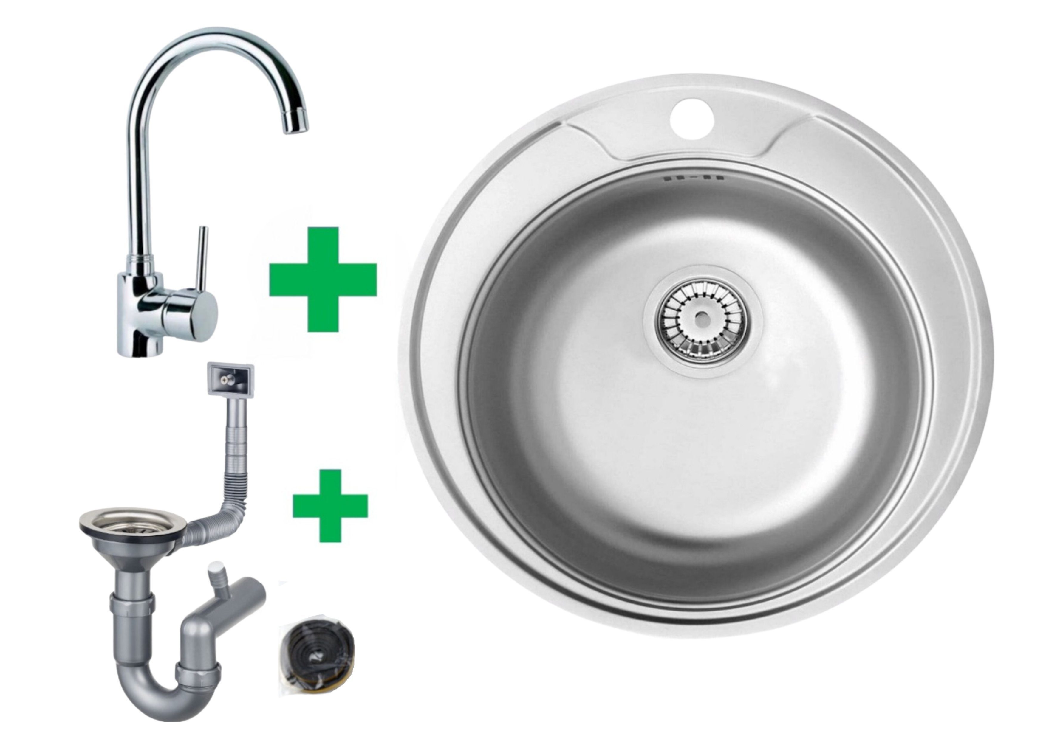 Faizee Möbel Edelstahlspüle Edelstahl Einbauspüle Küchenspüle Spülbecken Ab günstig online kaufen