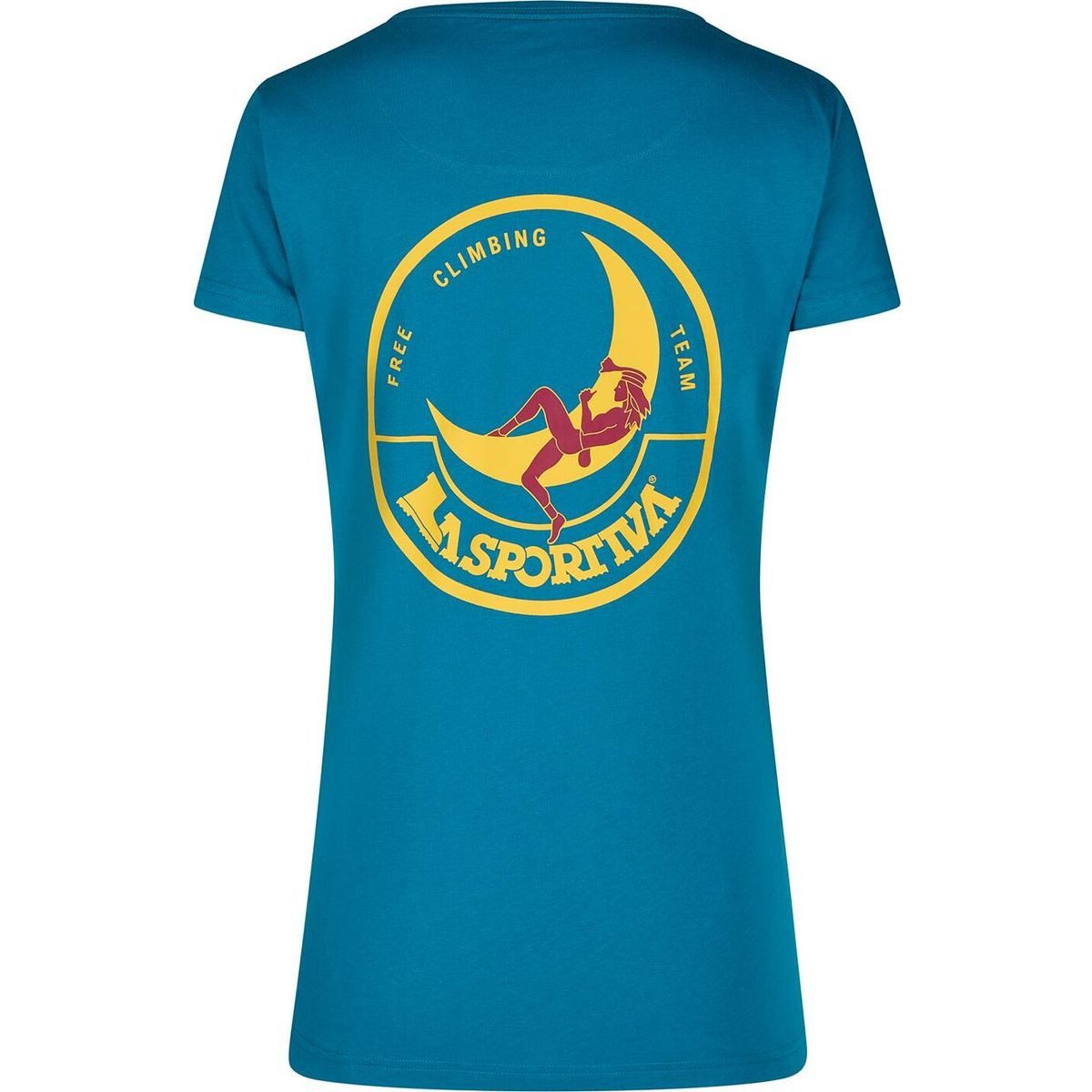 La Sportiva Kurzarmshirt Climbing on The Moon T-shirt Women Stylisches T-Shirt mit ikonischem Print, perfekt für