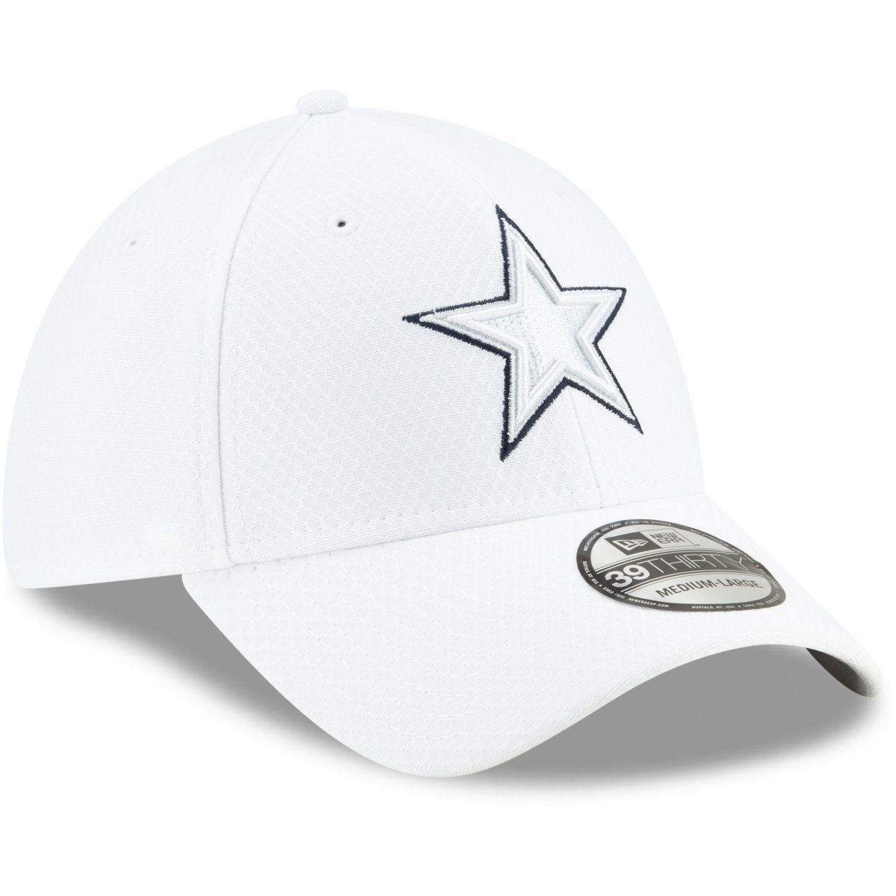 New Era Flex Cap 39Thirty Cowboys NFL Sideline Dallas StretchFit PLATINUM