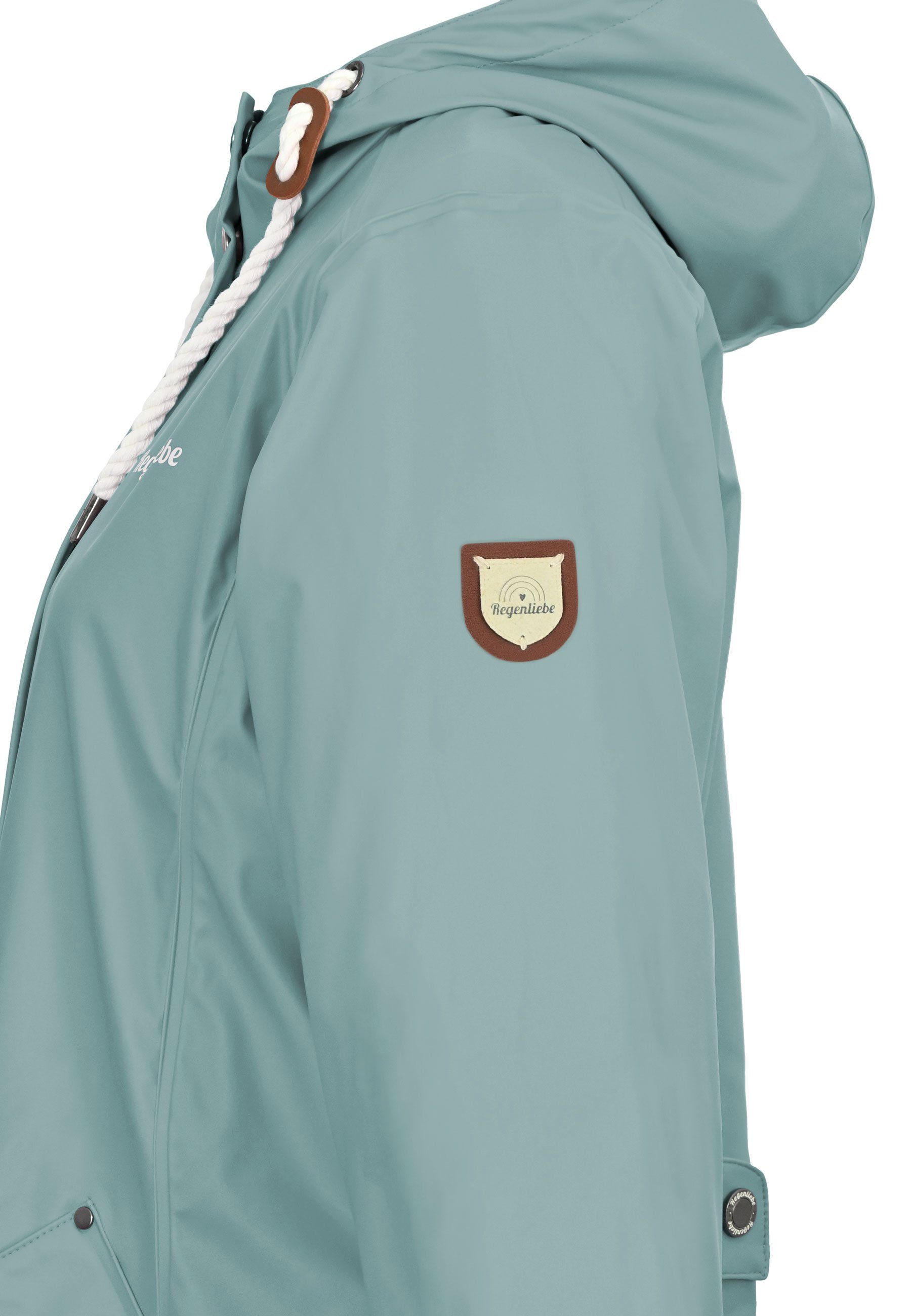 Regenliebe Winterjacke Friesennerz Regenparka mit Teddyfleece gefüttert