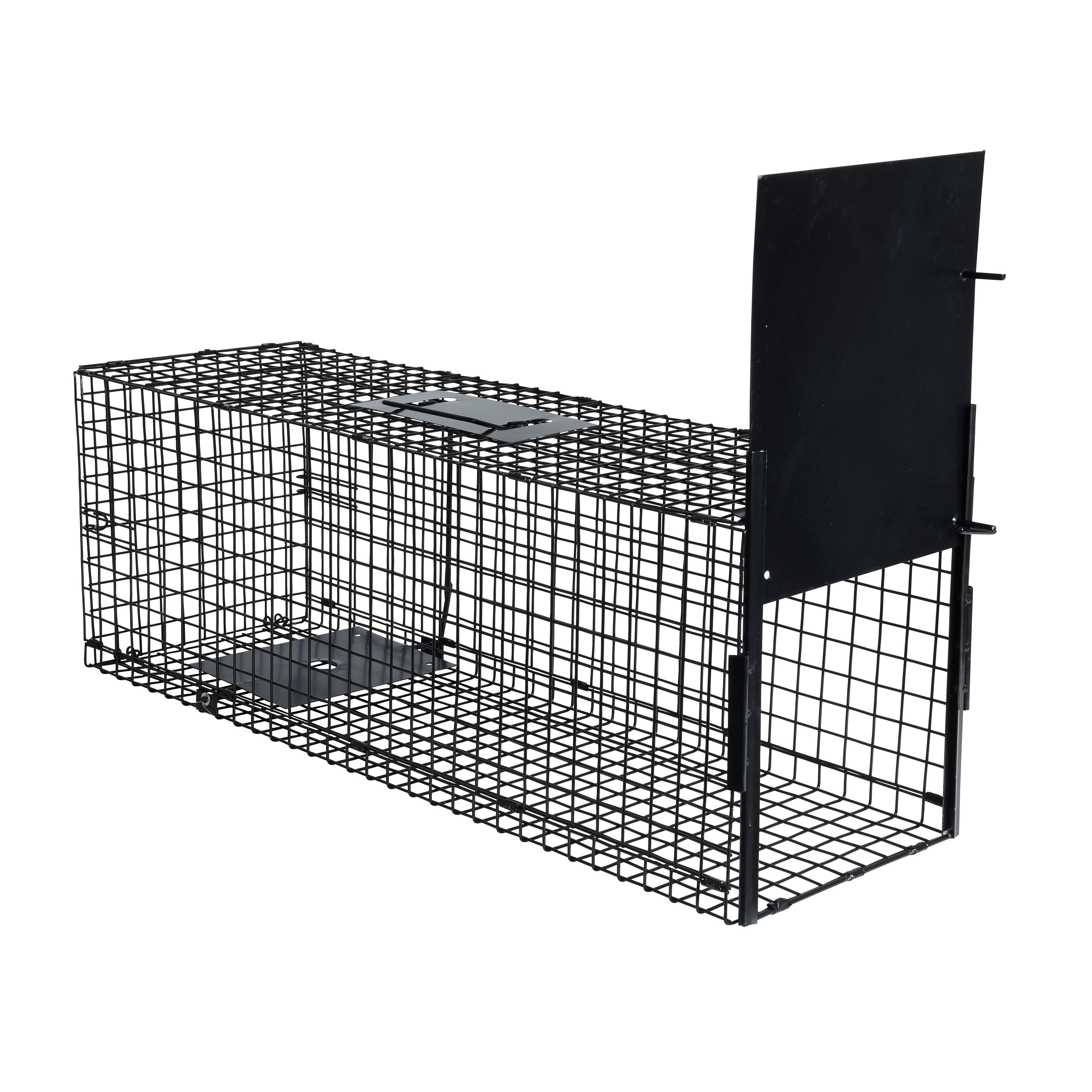 ESTEXO Lebendfalle Nagetierfalle Marderfalle XXL Rattenfalle Käfigfalle Köderfalle