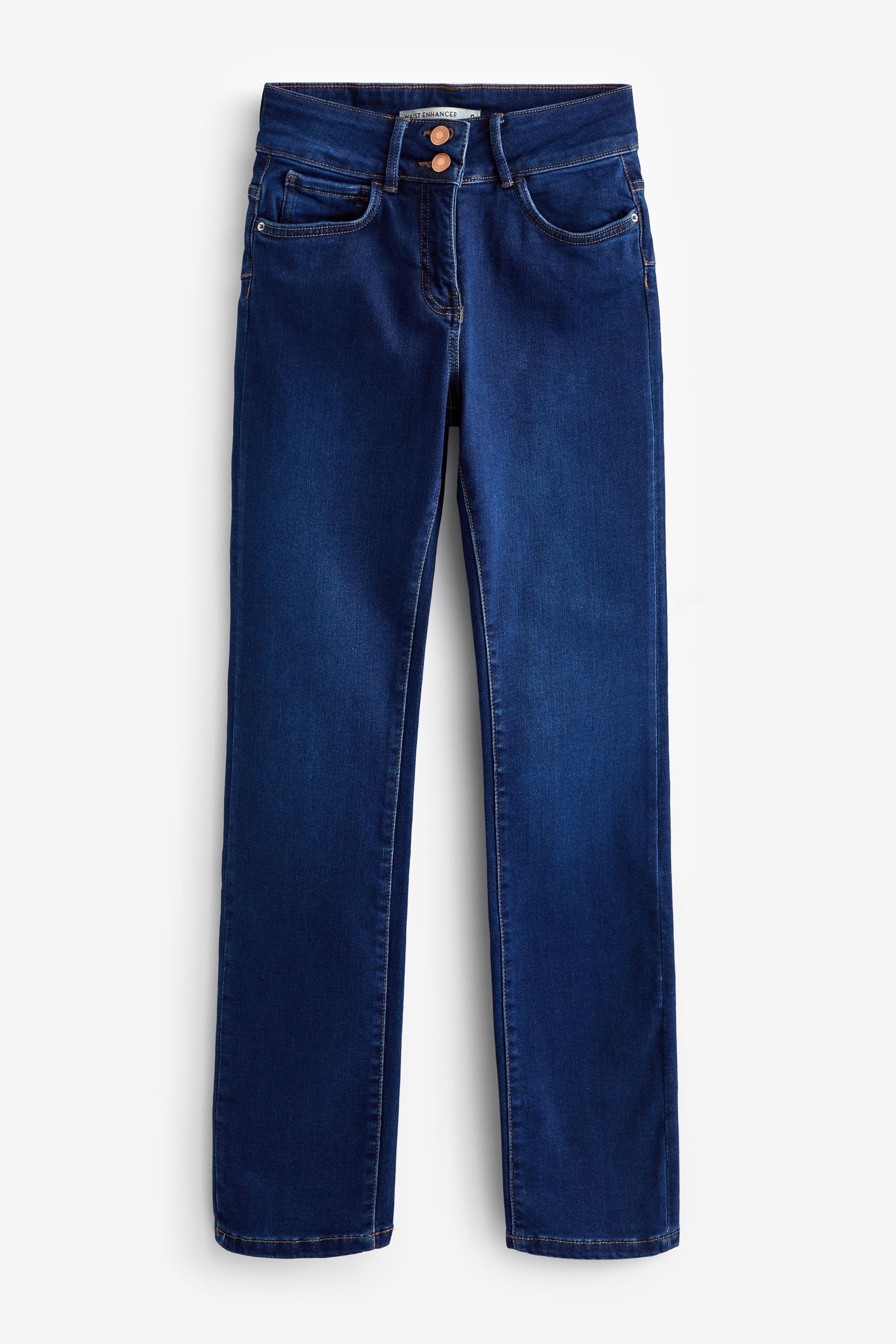 Next Push-up-Jeans Figurverbessernde Jeans mit schmaler Passform (1-tlg) Dark Blue