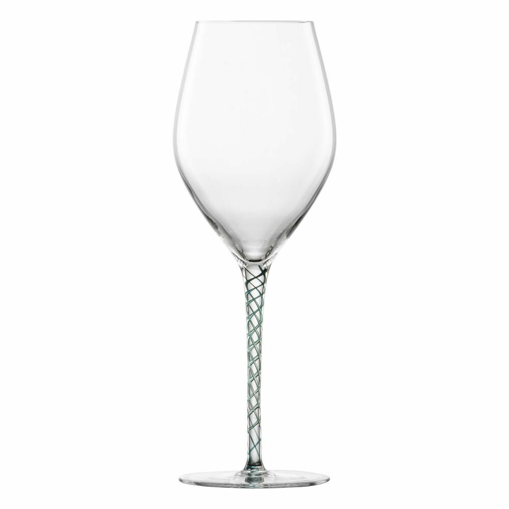 Zwiesel Glas Rotweinglas Bordeaux Spirit Tannengrün, 2-tlg., Glas, handgefertigt