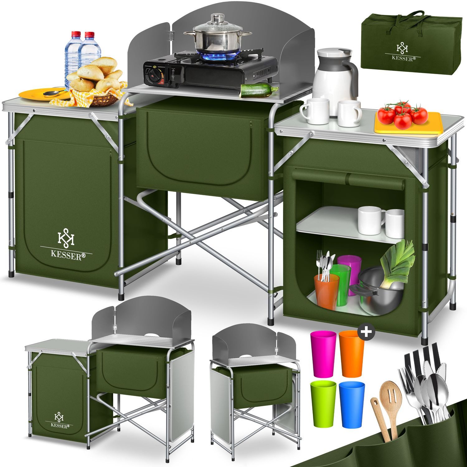 KESSER Campingschrank Campingschrank, Campingküche mit Aluminiumgestell günstig online kaufen