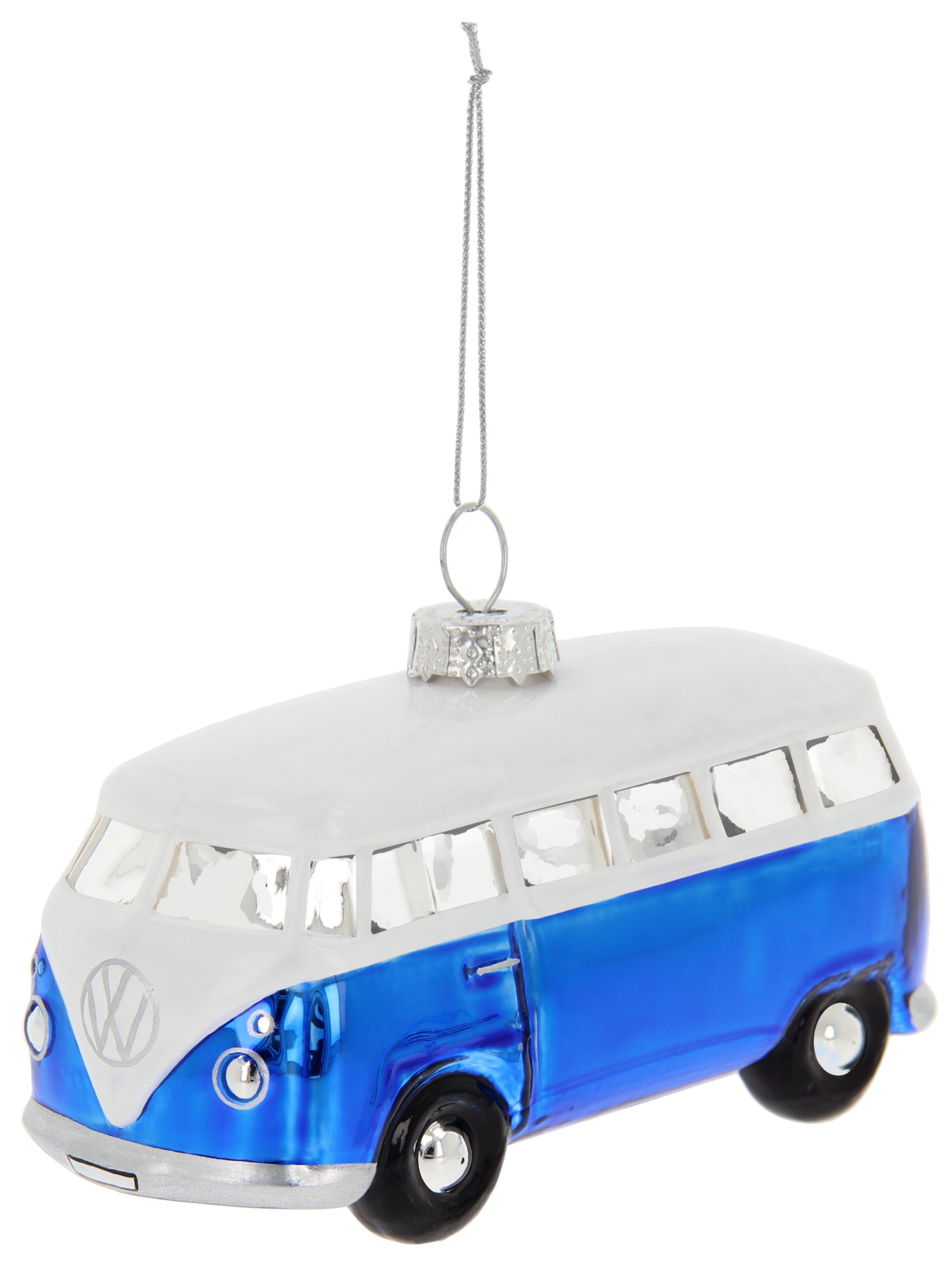 VW Collection by BRISA Hängedekoration Volkswagen T1 Bus Dekoanhänger/Weihnachtsschmuck aus Glas (1 St), mundgeblasen und handbemalt