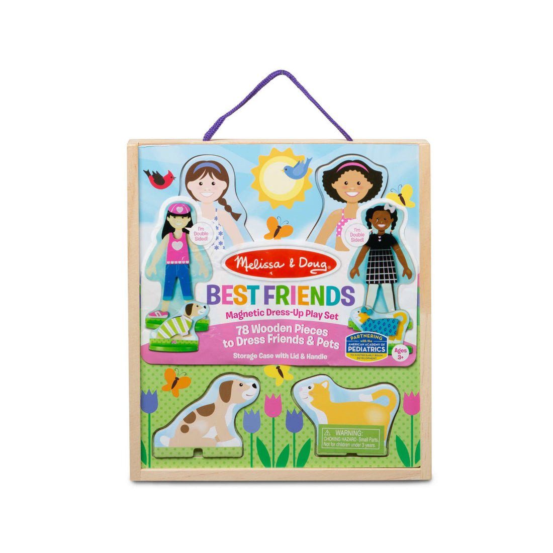 Melissa & Doug Anziehpuppe Magnetische Best Friends 78 Teile (78-tlg)