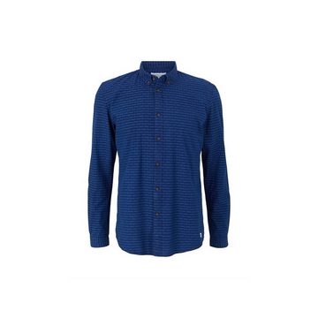 TOM TAILOR Langarmhemd blau (1-tlg)