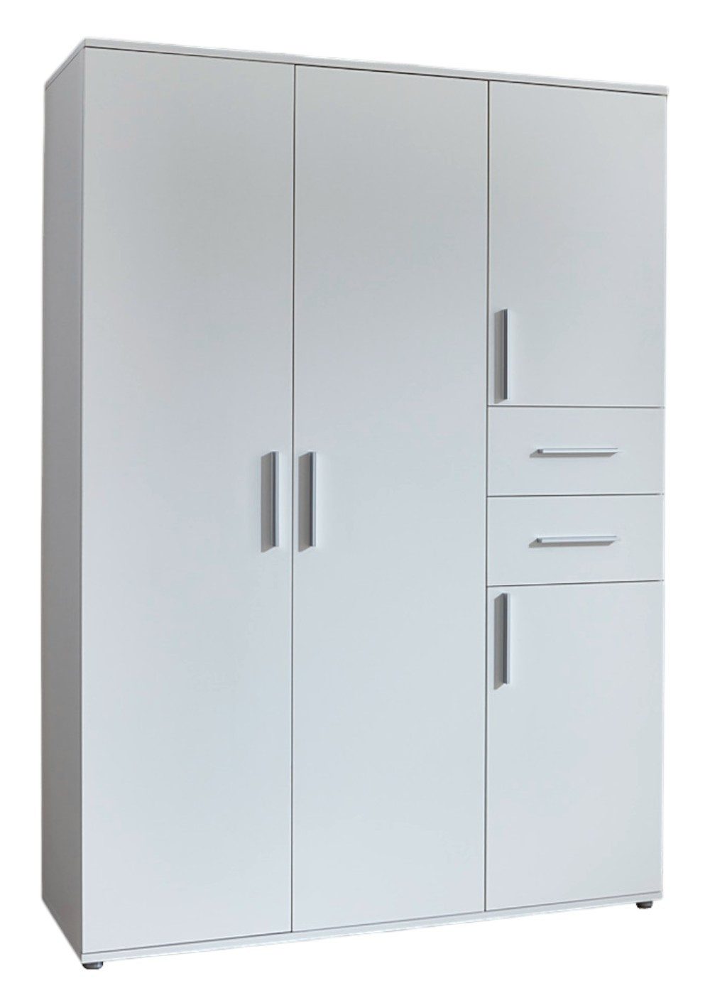 moebel-dich-auf Kleiderschrank ALIYA 4-türig (in weiß, 1-St., mit 2 Schubkä günstig online kaufen