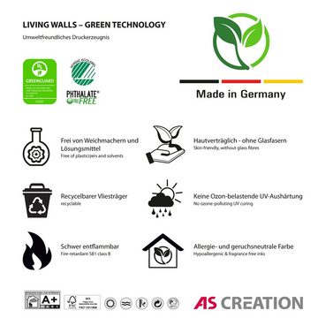 living walls Fototapete Designwalls Limpid Leaf 1, glatt, (5 St), Vlies, Wand, Schräge, Decke