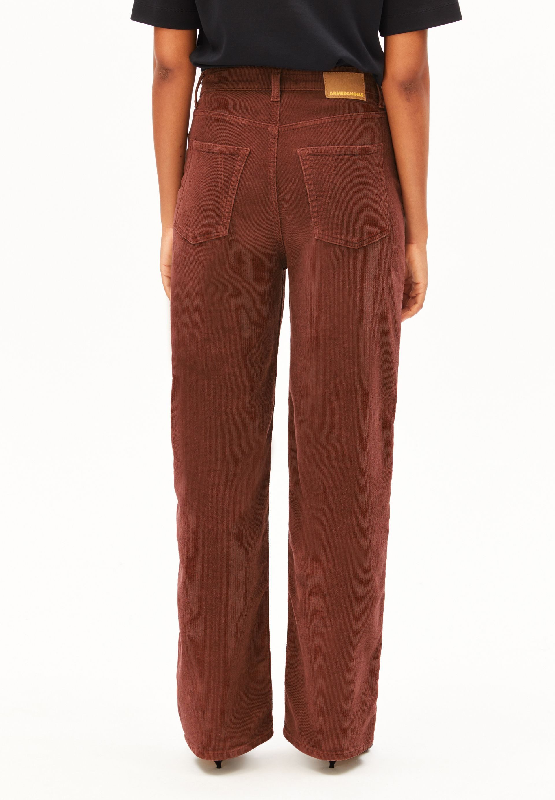 Armedangels Stoffhose ENIJAA CORDUROY Cordhose aus Bio-Baumwoll Mix (High Waist, Regular Fit)