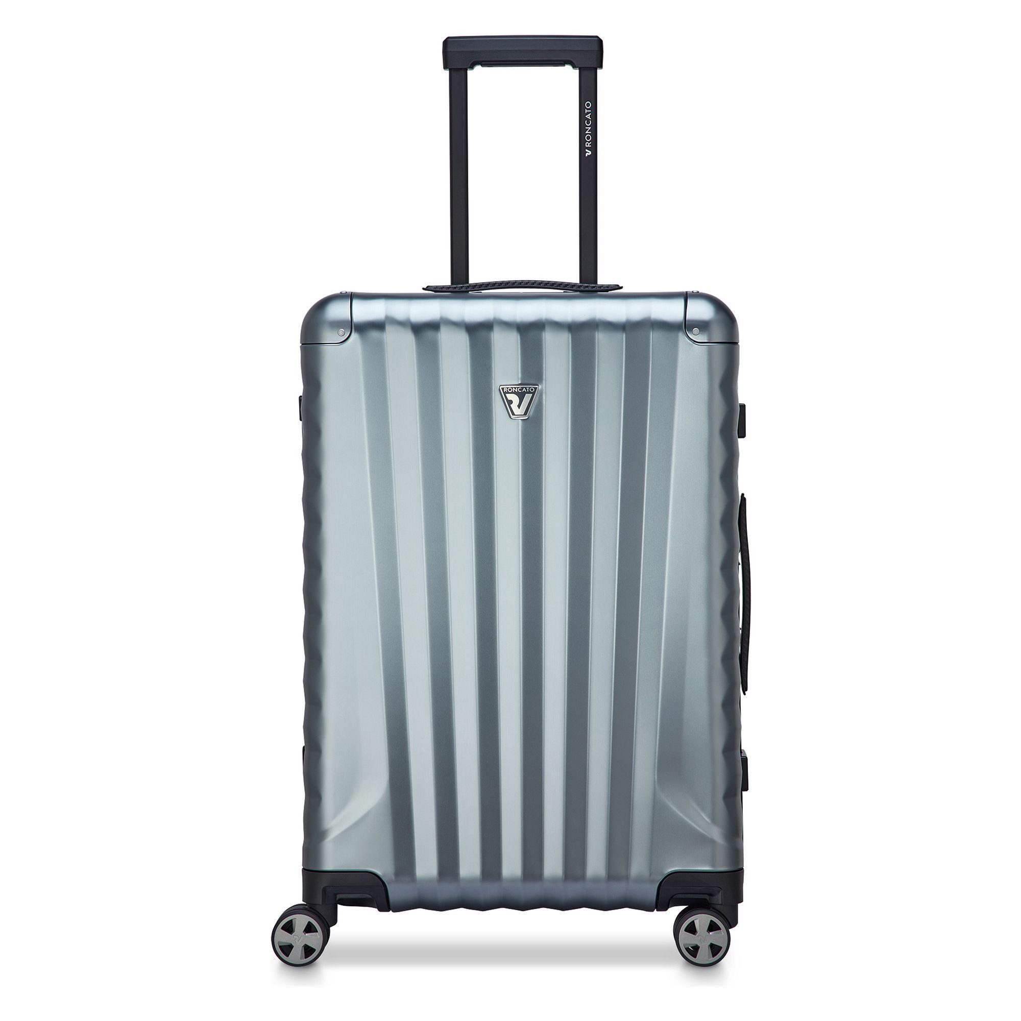 RONCATO Hartschalen-Trolley Uno Aluminium, 4 Rollen, Aluminium