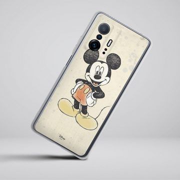 DeinDesign Handyhülle Offizielles Lizenzprodukt Mickey & Minnie Mouse Wasserfarbe, Xiaomi 11T Pro 5G Silikon Hülle Bumper Case Handy Schutzhülle