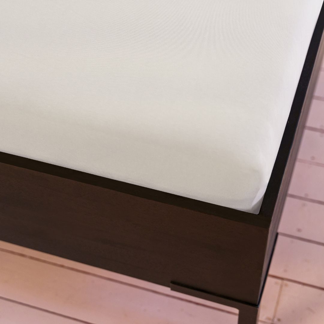 Kayori Spannbettlaken Saiko, Jersey-Elasthan, Gummizug: rundum, (1 Stück), Bio-Baumwolle