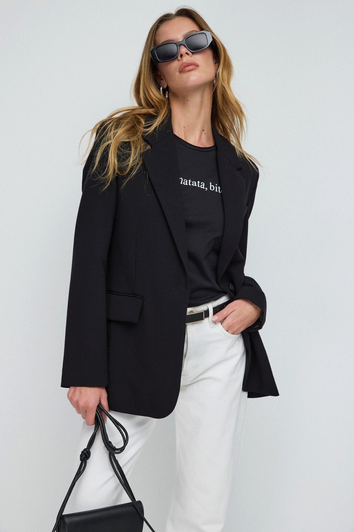 No Matter What Jeansjacke Komfort Schnitt Blazer Jacke