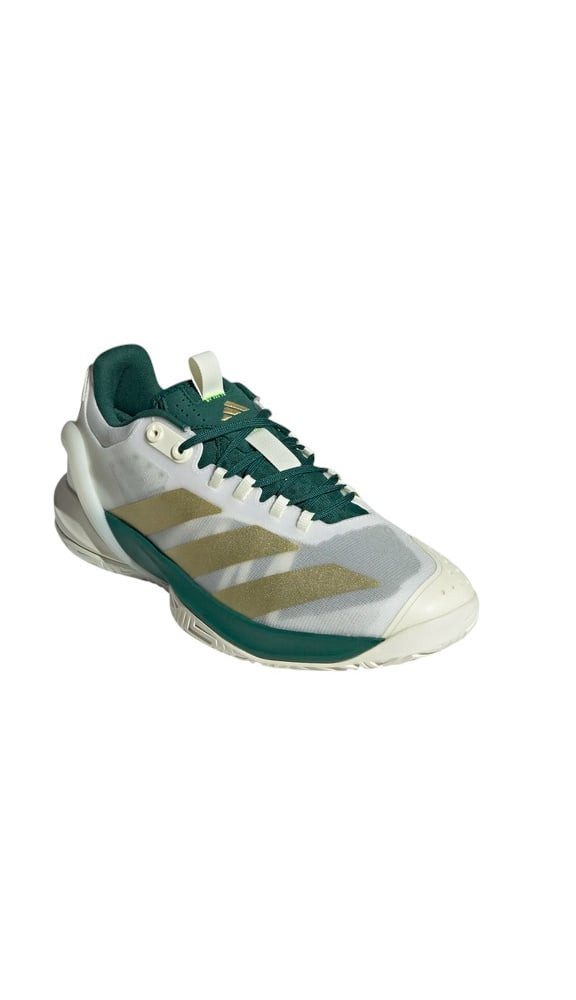 adidas Performance adizero Cybersonic Allcourt/Dämpfung 2025 weiss/grün/gold Herren Tennisschuh