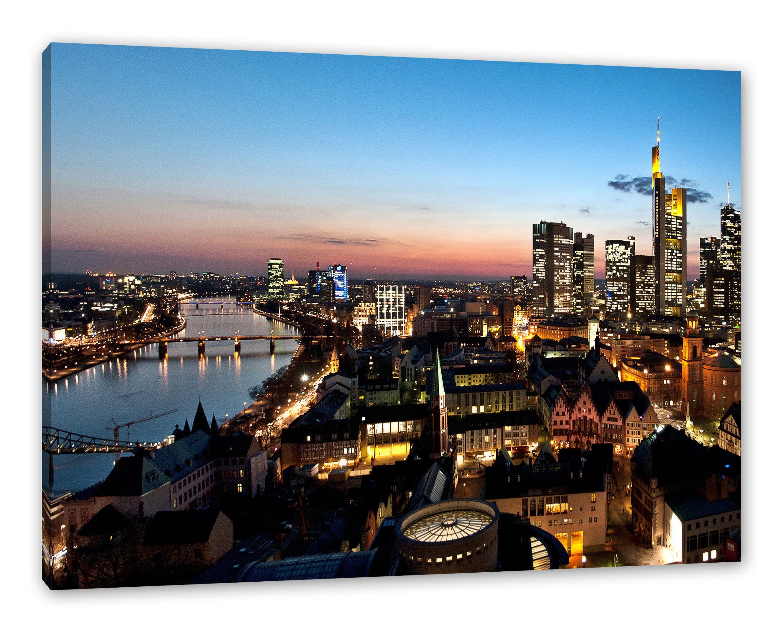 Leinwandbild Frankfurt Skyline