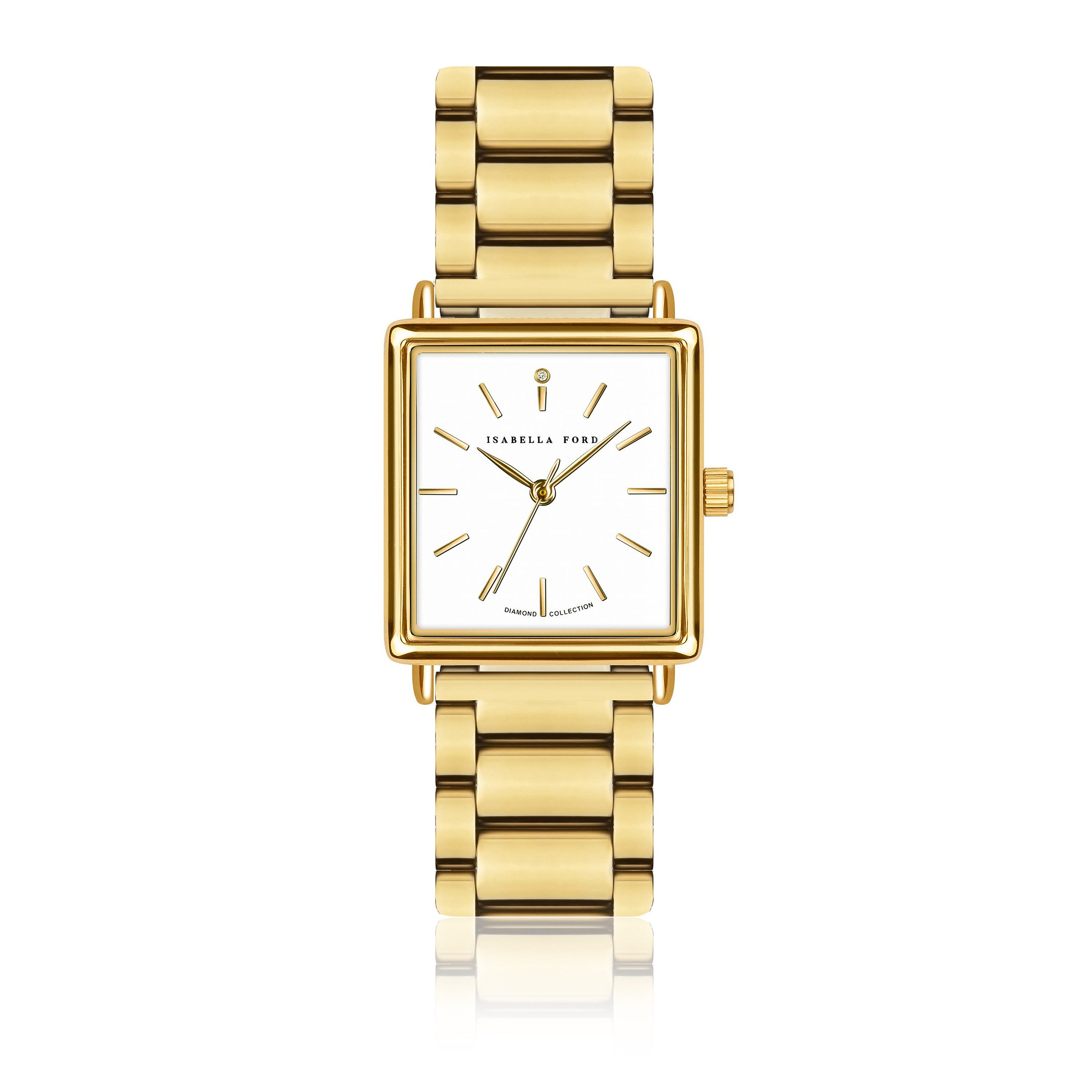 ISABELLA FORD Quarzuhr FD5-B078G Charlotte Gold Link