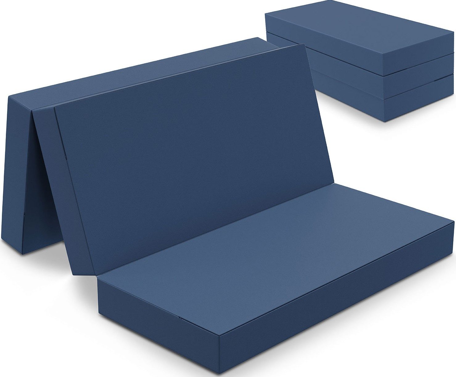 Klappmatratze 3-teilig, Gästematratze mit extra dicken Schaumstoff