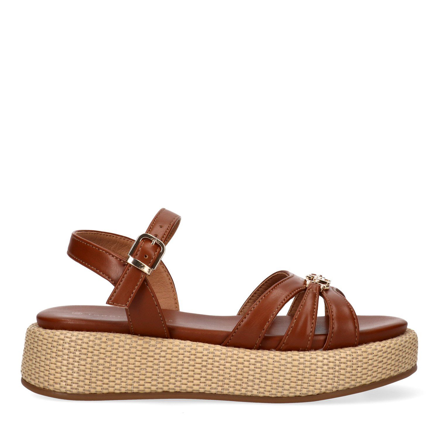 Tommy Hilfiger Sandale, Plateau, Sommerschuh, Wedge Sandale mit Schnallenverschluss