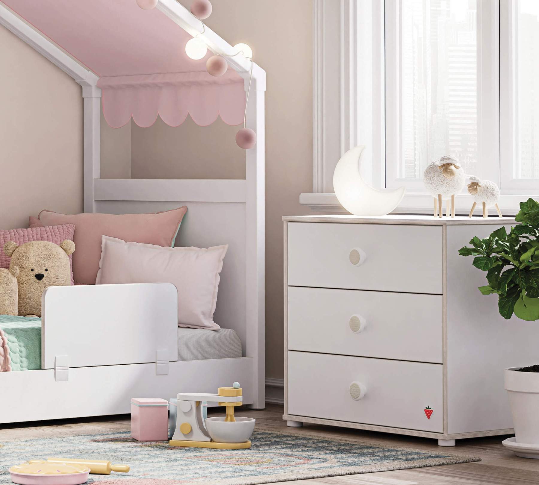 Möbel-Zeit Kommode MONTES Kinderkommode