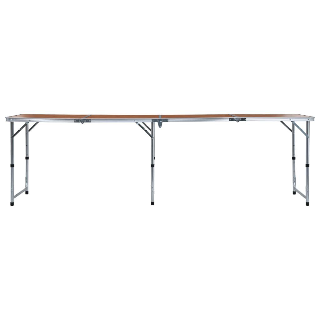vidaXL Campingstuhl Klappbarer Campingtisch Aluminium 240 günstig online kaufen