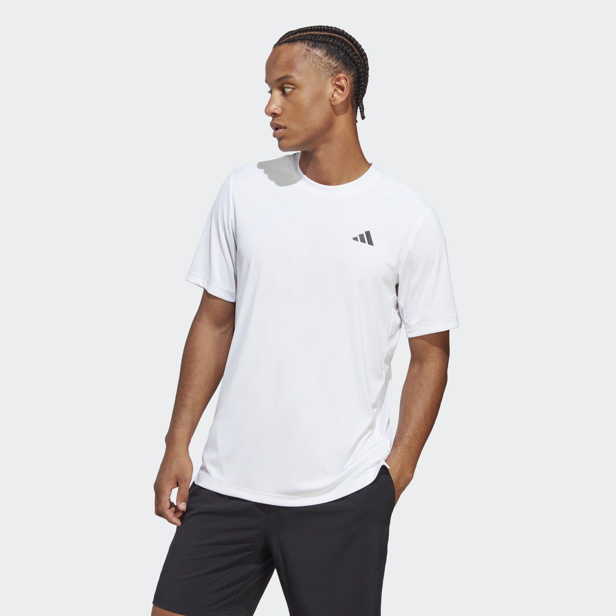 Performance White T-SHIRT Funktionsshirt CLUB adidas TENNIS