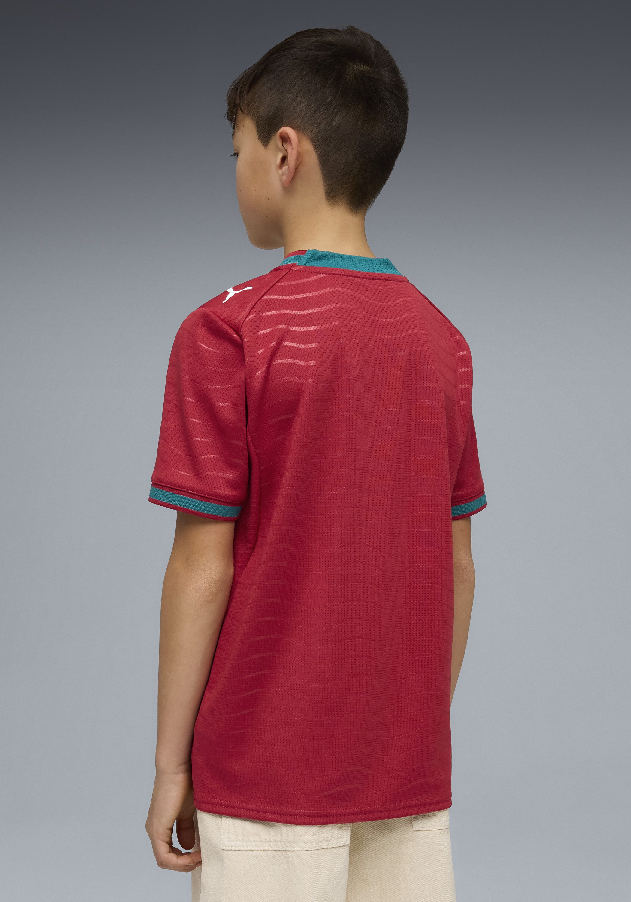PUMA Fußballtrikot FPF HOME JERSEY REPLICA JR für Jugendliche, Fußball, Kurzarm, sportlicher Stil, Regular Fit