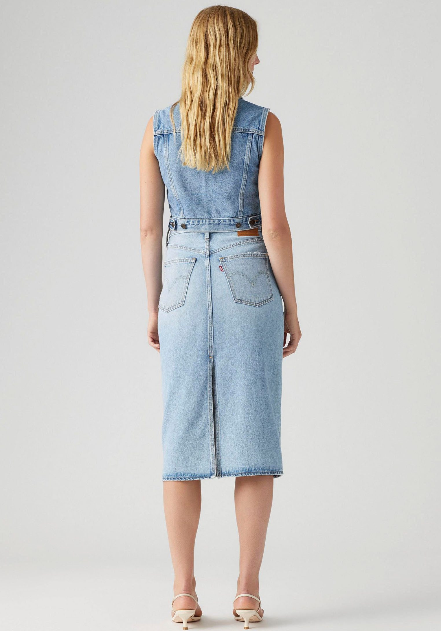 Levi's® Jeansrock HR BACK SLIT SKIR mit Schlitz hinten