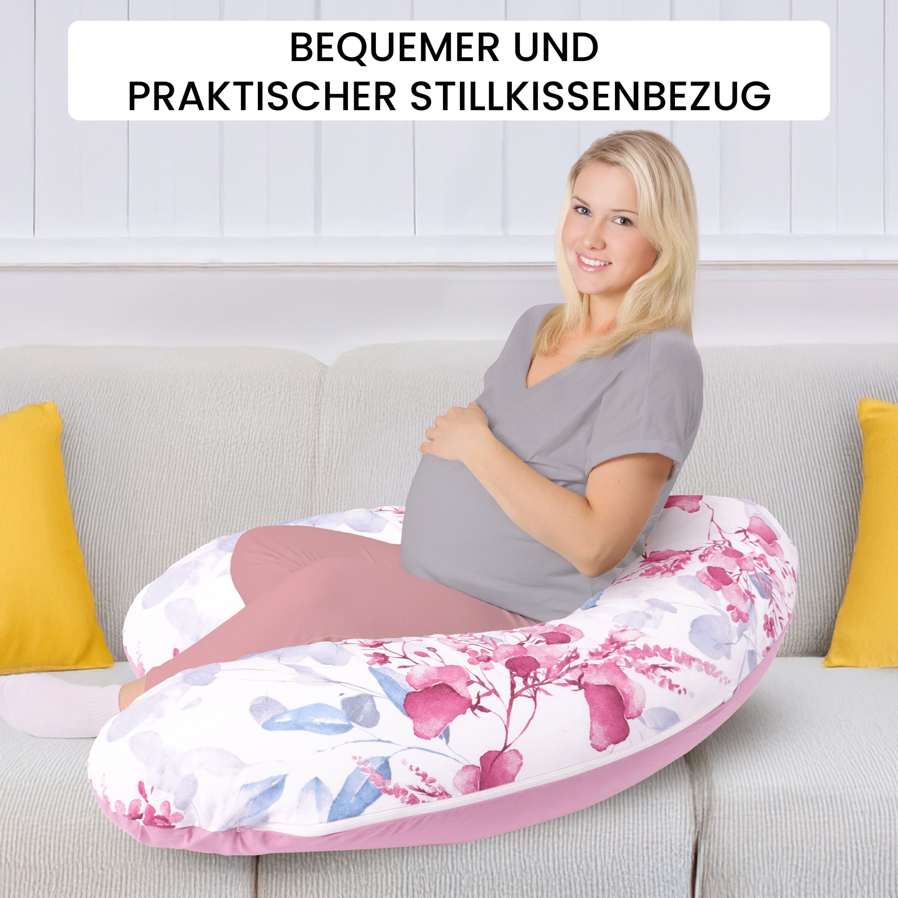 Amilian Stillkissenbezug 170 cm - Kissenbezug für Stillkissen, Seitenschläf günstig online kaufen