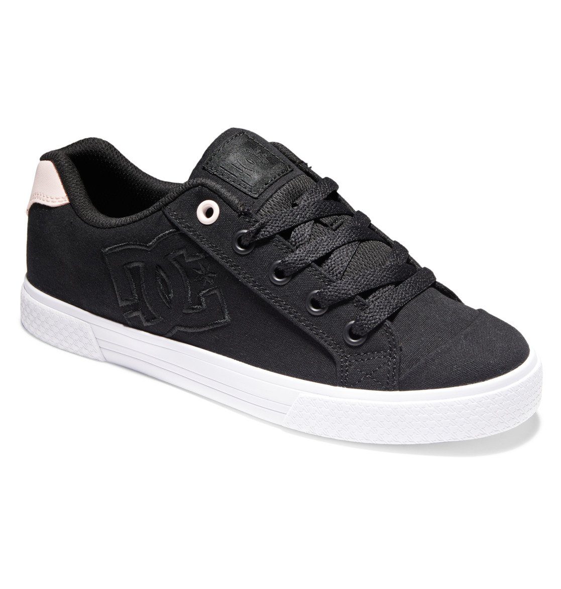 DC Shoes Chelsea Sneaker Black/Black/Pink