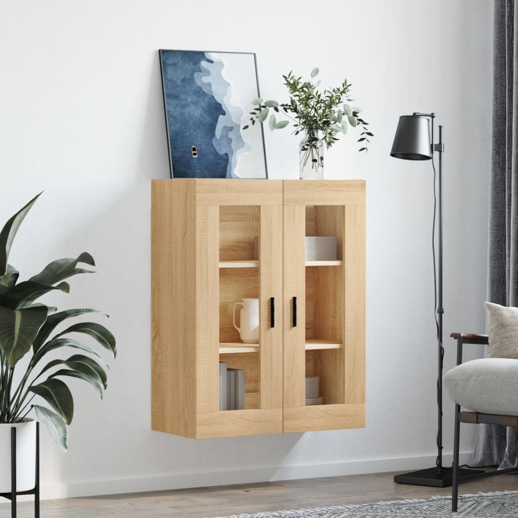 vidaXL Hängeschrank Wandschrank Sonoma-Eiche 69,5x34x90 cm günstig online kaufen