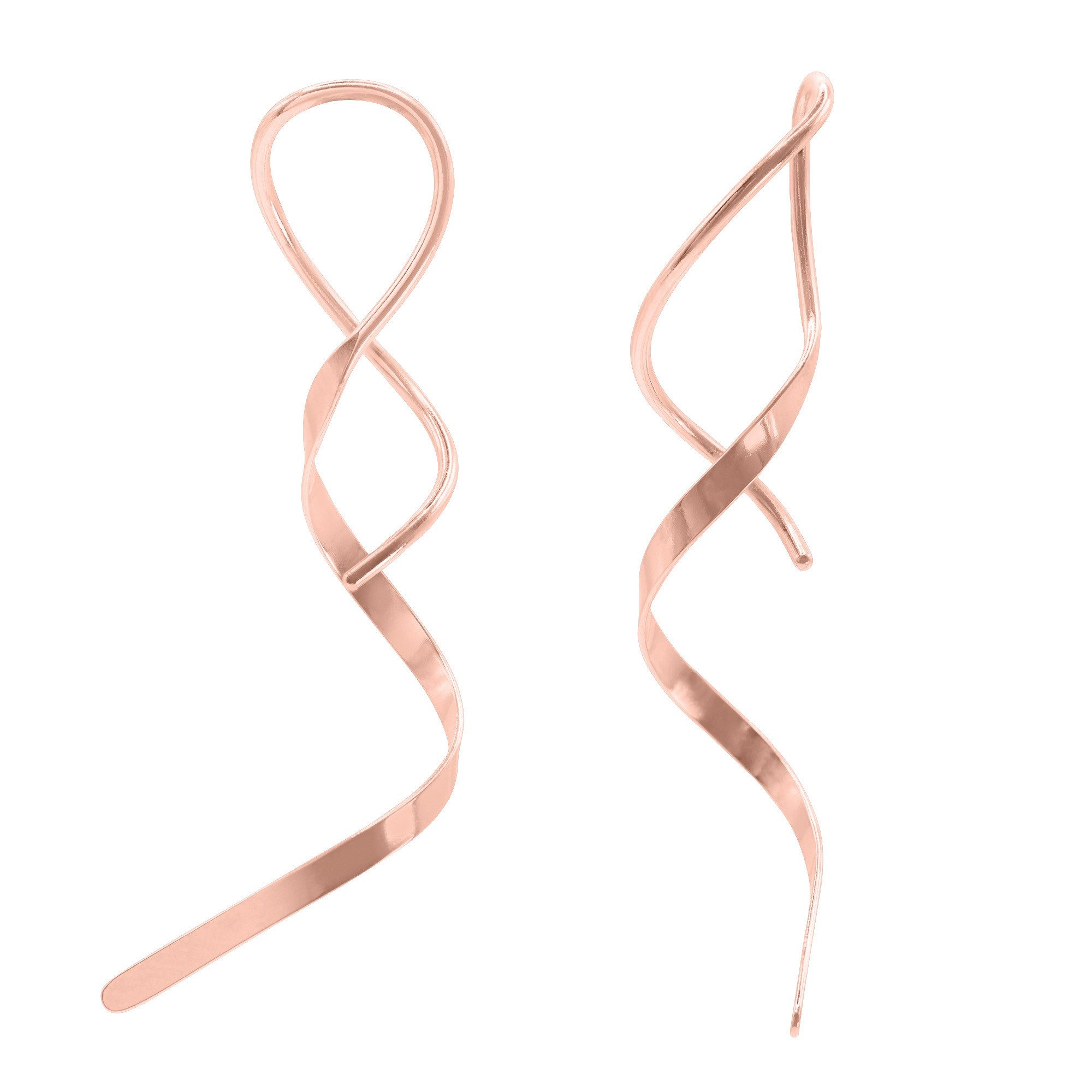 Heideman Paar Ohrstecker Rufus rose goldfarben (Ohrringe, inkl. Geschenkverpackung), großer Ohrschmuck elegante Ohrringe