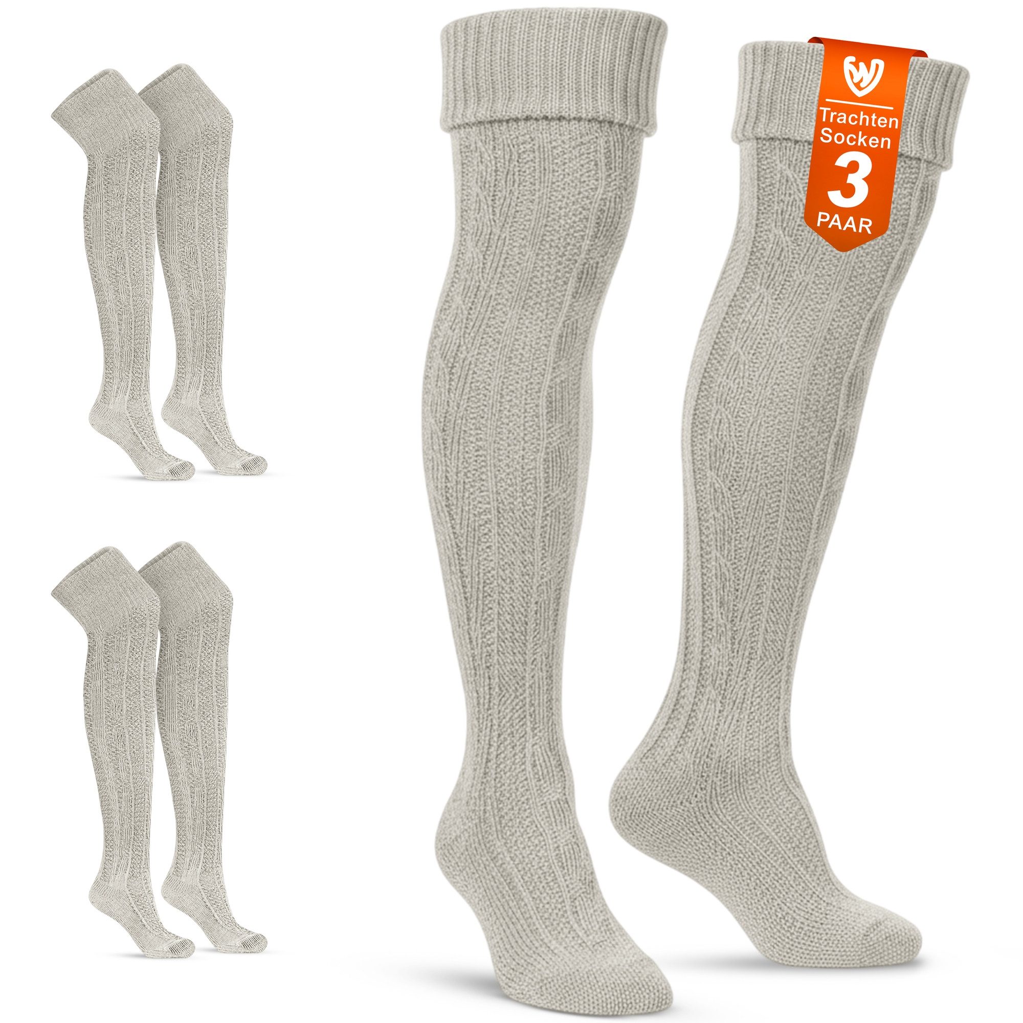 OMKA Trachtensocken GW250- 3xPaar AMZ (3er-Pack) 3er Pack Trachtenstrümpfe günstig online kaufen