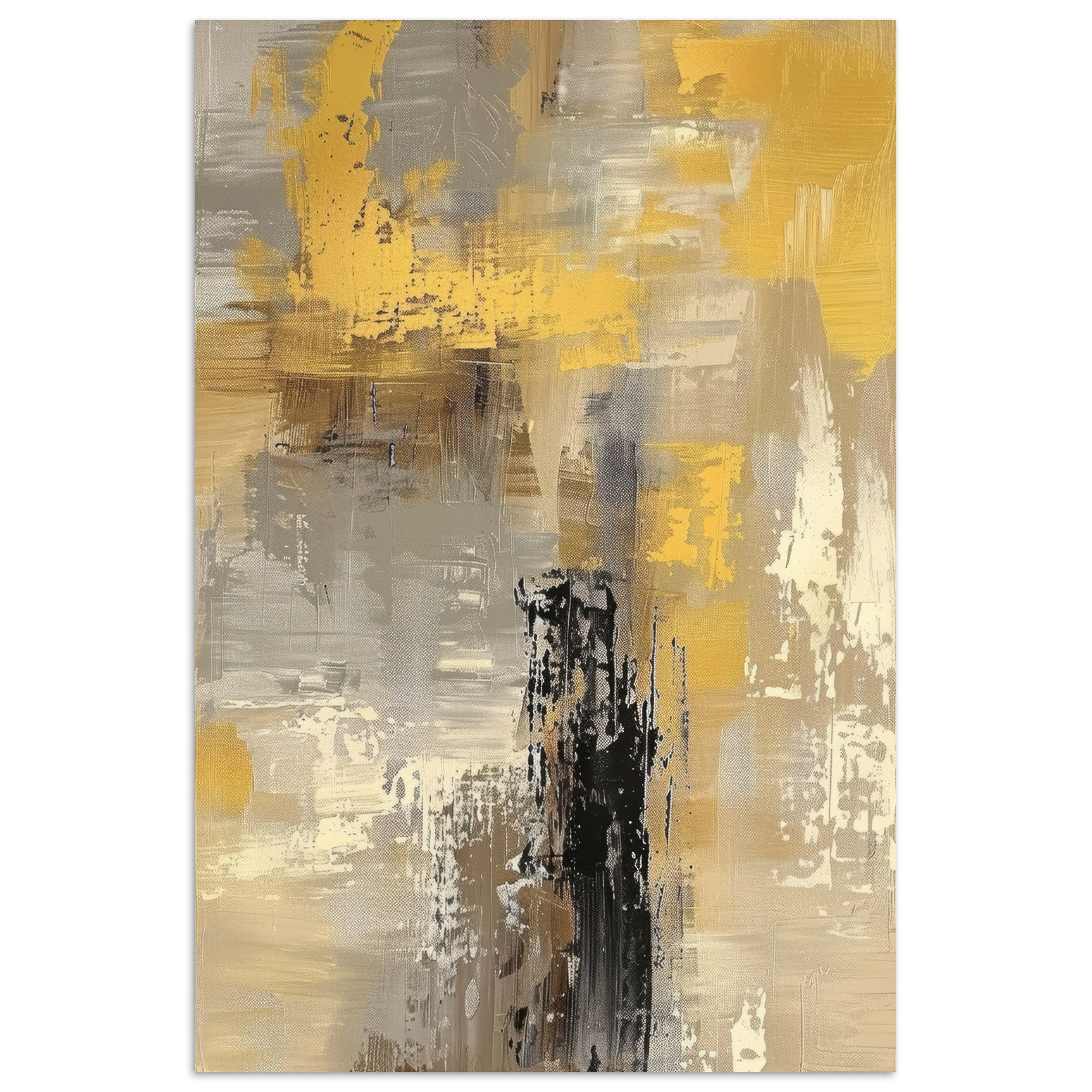 MuchoWow Poster Abstrakt - Gelb - günstig online kaufen