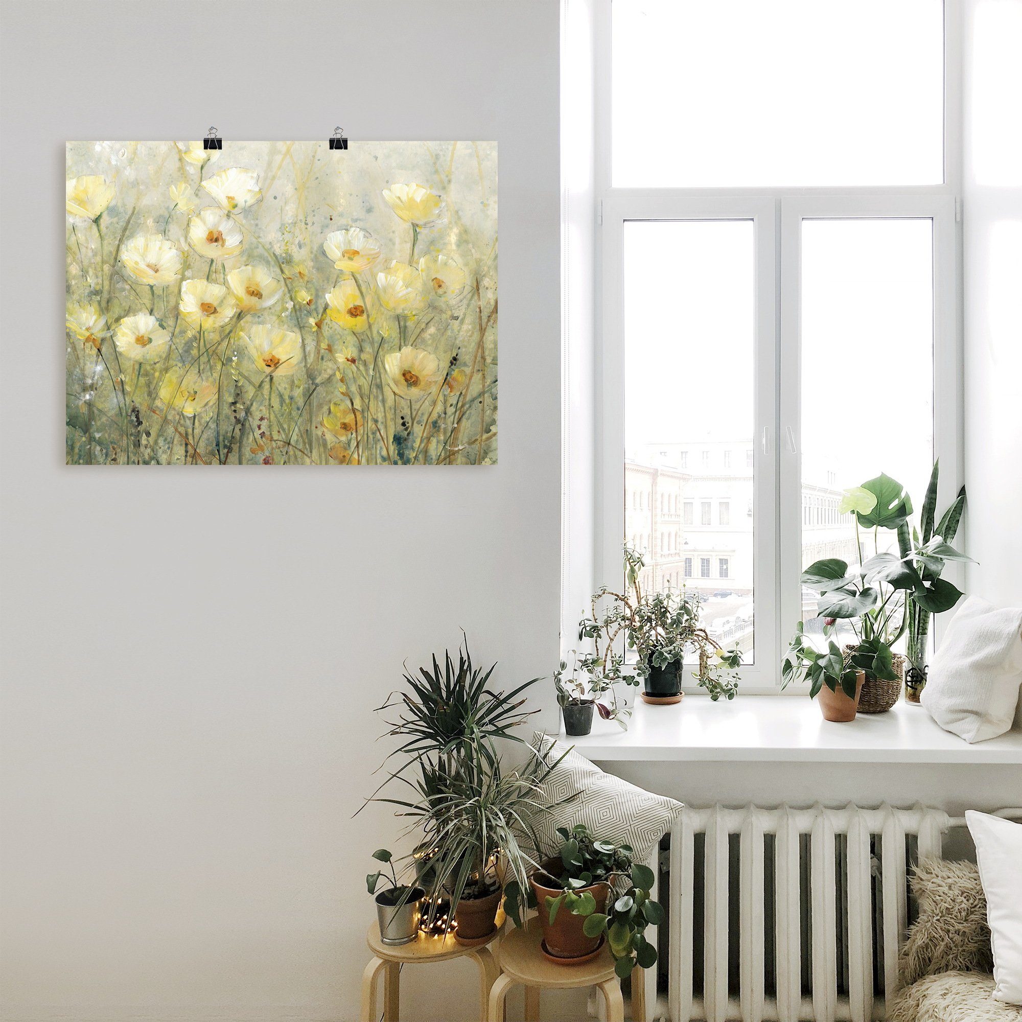 Artland Wandbild Sommer in voller Blüte I, Blumenwiese (1 St), als Alubild, Leinwandbild, Poster in verschied. Größen