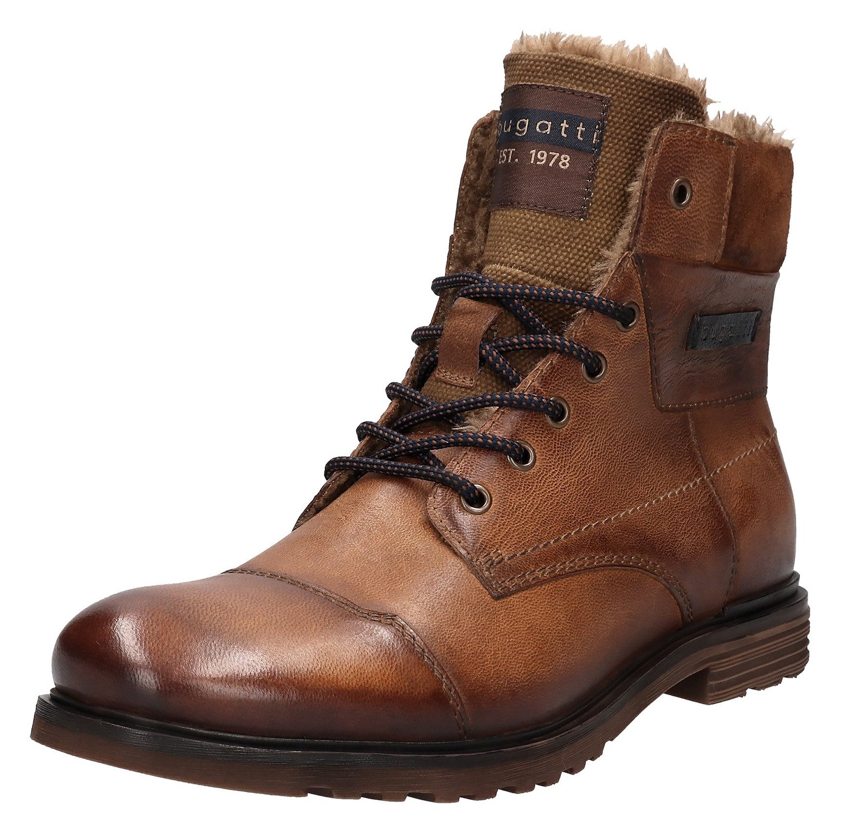 bugatti Winterboots Winterstiefel, Boots, Schnürstiefelette mit Reißverschl günstig online kaufen