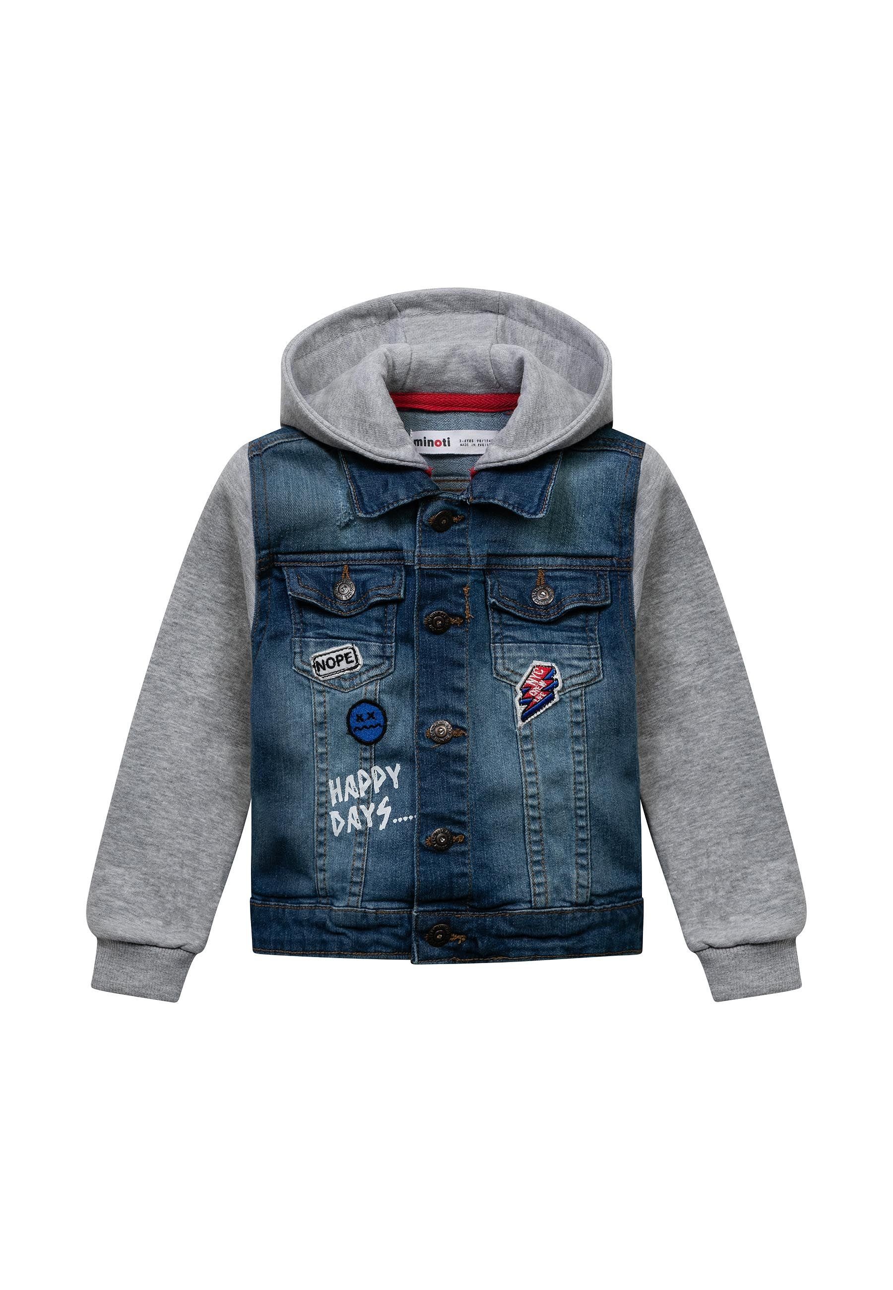 MINOTI Jeansjacke Jacke aus Denim und Fleece (1y-8y)