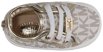 MICHAEL KORS KIDS BABY BRITTANIA Sneaker Babyschuh, Schlupfschuh mit Marken Monogramm auf der weichen Laufsohle