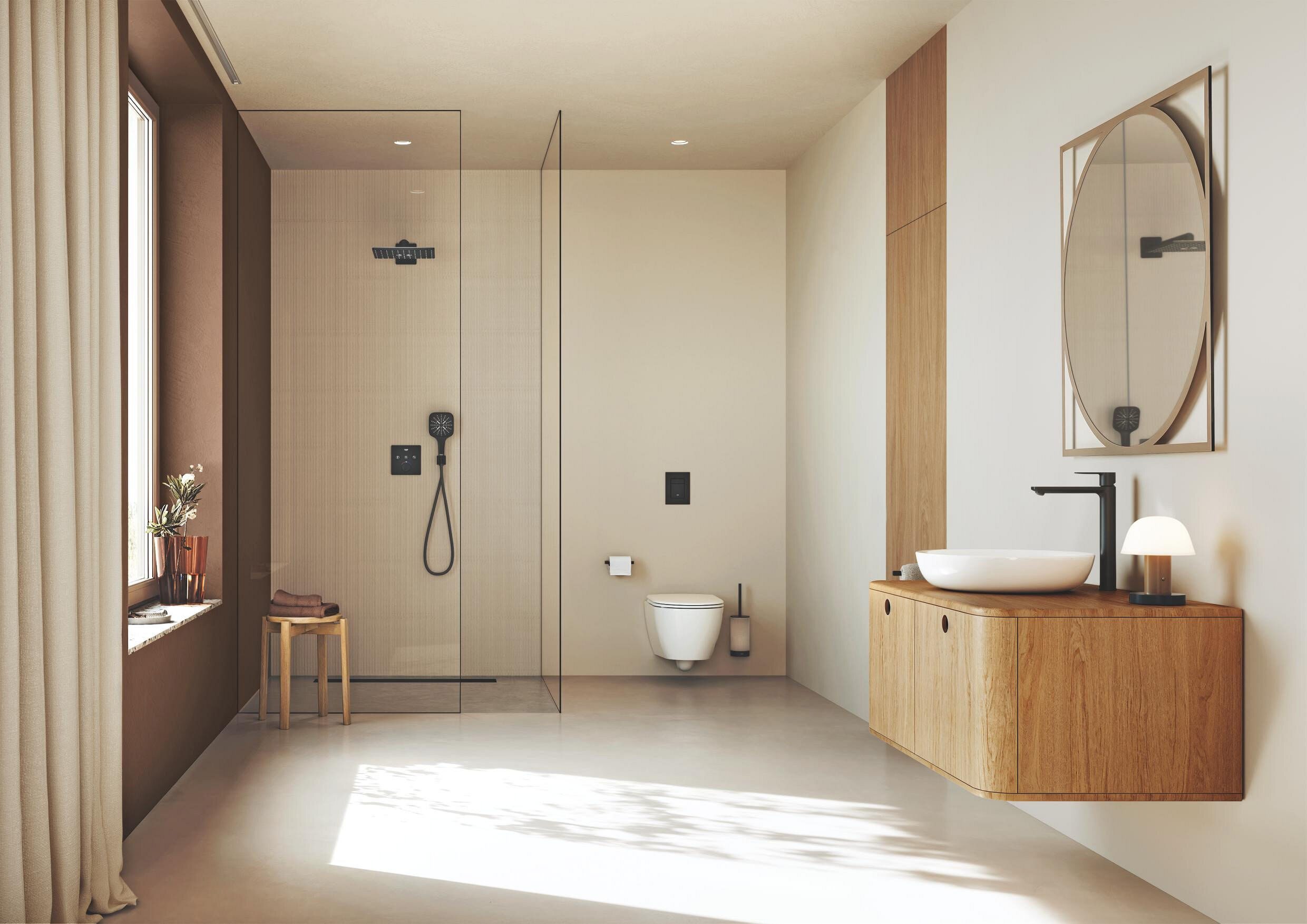 Grohe WC-Garnitur Selection, Toilettenbürstengarnitur - Phantom Black