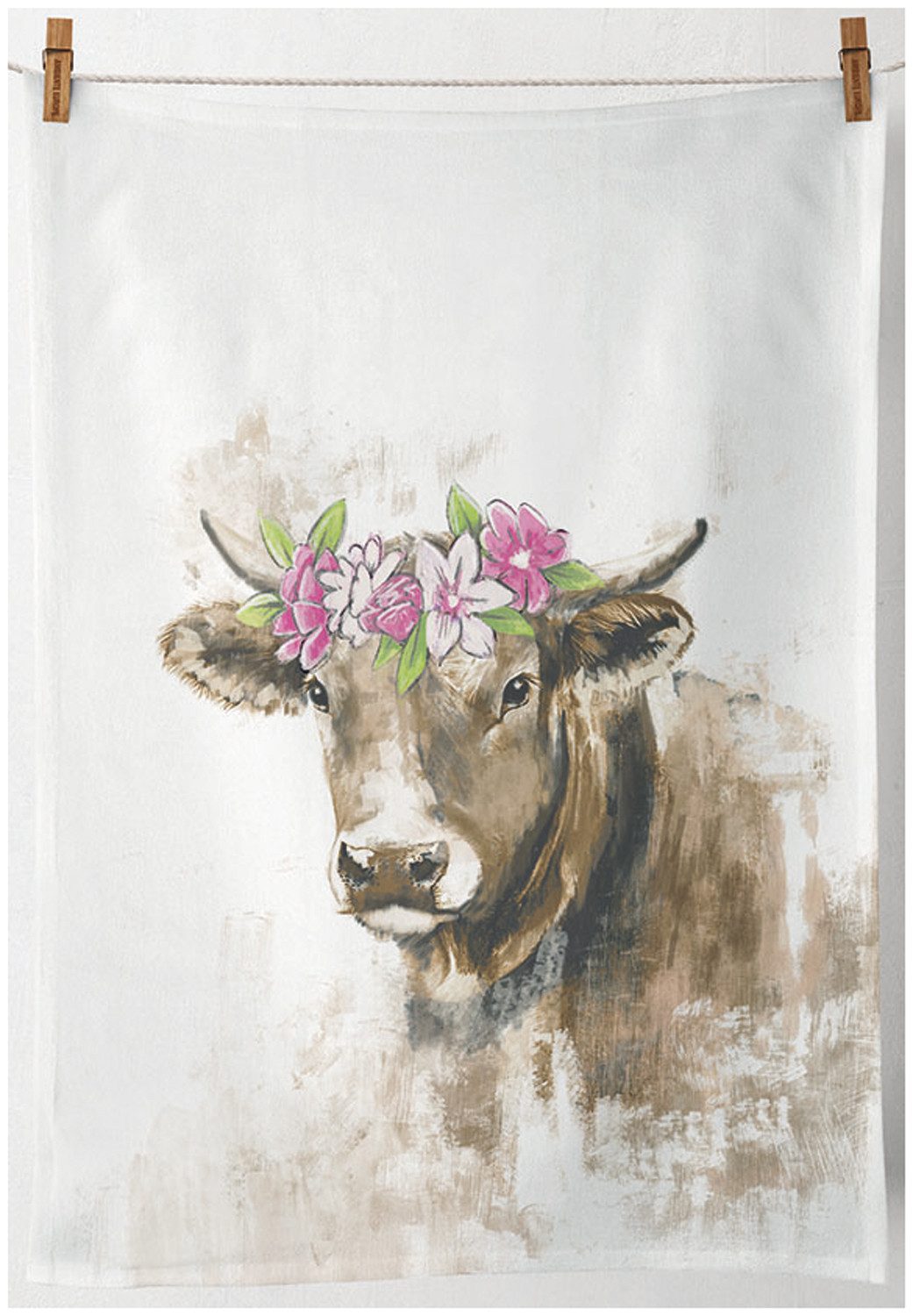 Ambiente® Geschirrtuch Berta, (1-tlg., 1-teilig), Geschirrtücher ca.50x70cm Baumwolle