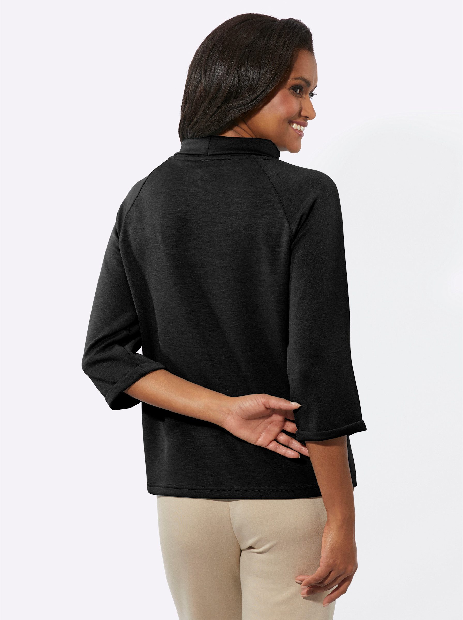 Inspirationen 3/4-Arm-Shirt "Rollkragen-Shirt" 1 Stk. tlg. günstig online kaufen