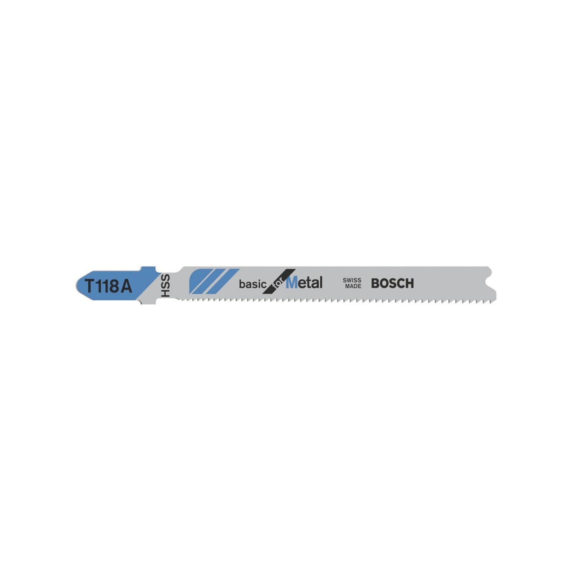 Bosch Professional Stichsägeblatt Bosch Stichsägeblatt T 118 A VE à 100 Stück Basic for Metal