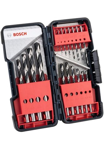 Bosch Professional Spiralbohrer »HSS-PointTeQ ToughBox Se...