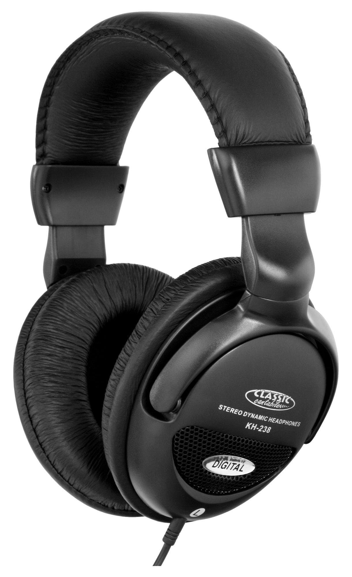 Classic Cantabile KH-238 Over-Ear-Kopfhörer (Mit Lautstärkeregelung und integriertem Aktiv-Bass)