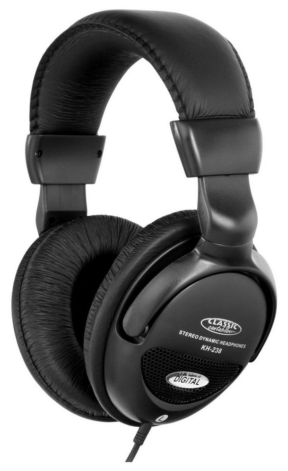 Classic Cantabile KH-238 Over-Ear-Kopfhörer (Mit Lautstärkeregelung und  integriertem Aktiv-Bass)