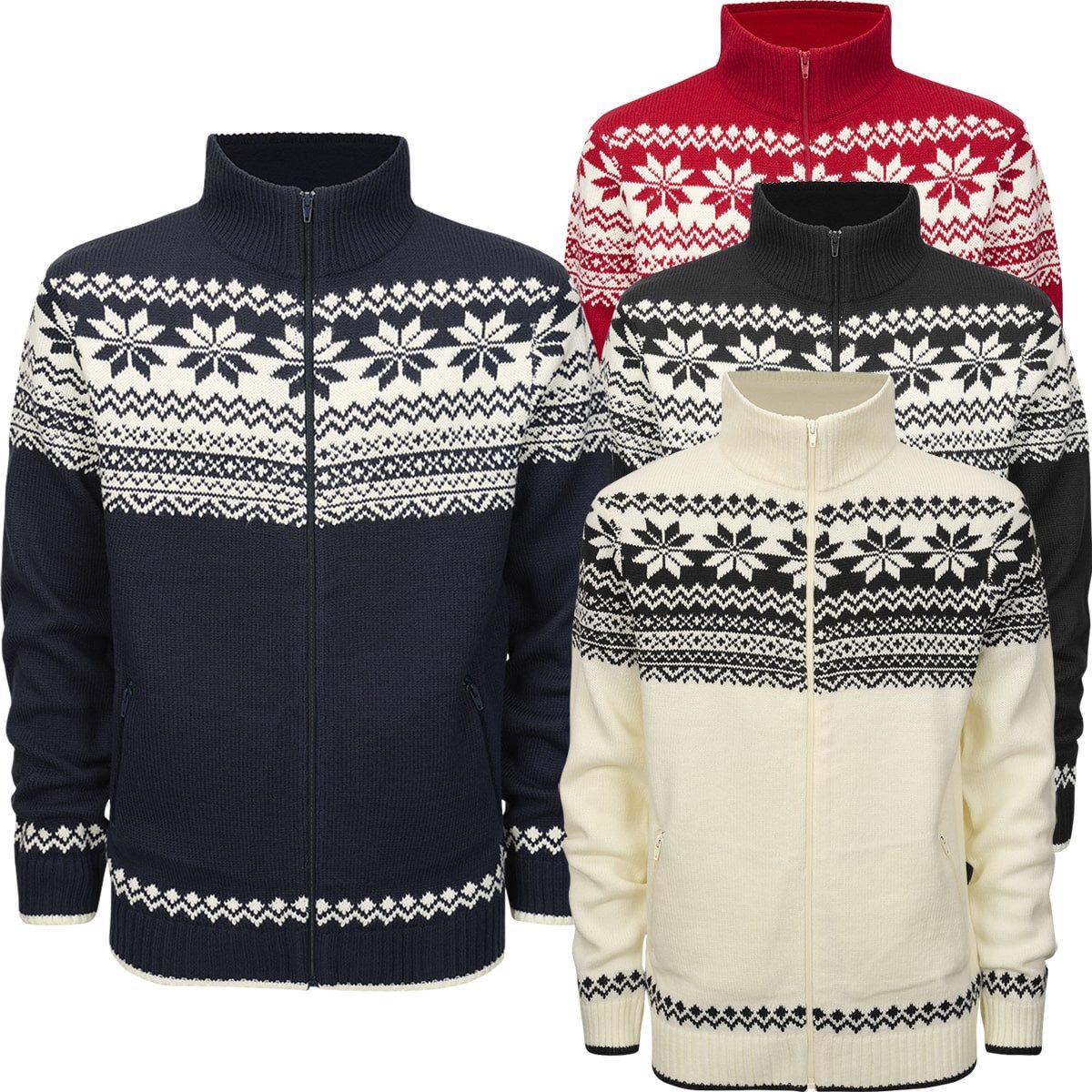 Brandit Strickpullover Brandit Norweger Cardigan Jacke günstig online kaufen