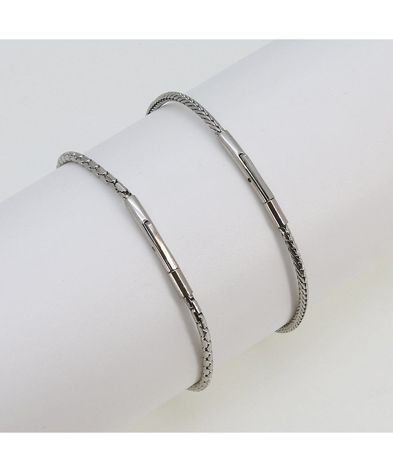 Karisma Schmuck Armreif Damen Edelstahl Armband Draht 2mm Dicke Länge 19cm günstig online kaufen